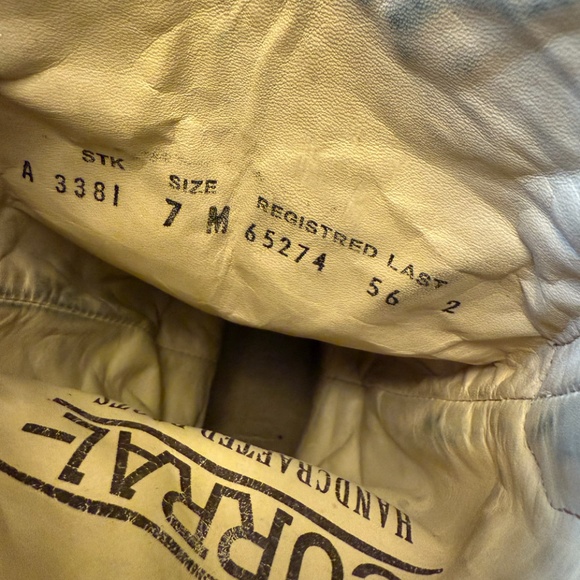 Women's Western Leather Boots - Brown and Turquoise - Picture 9 of 10